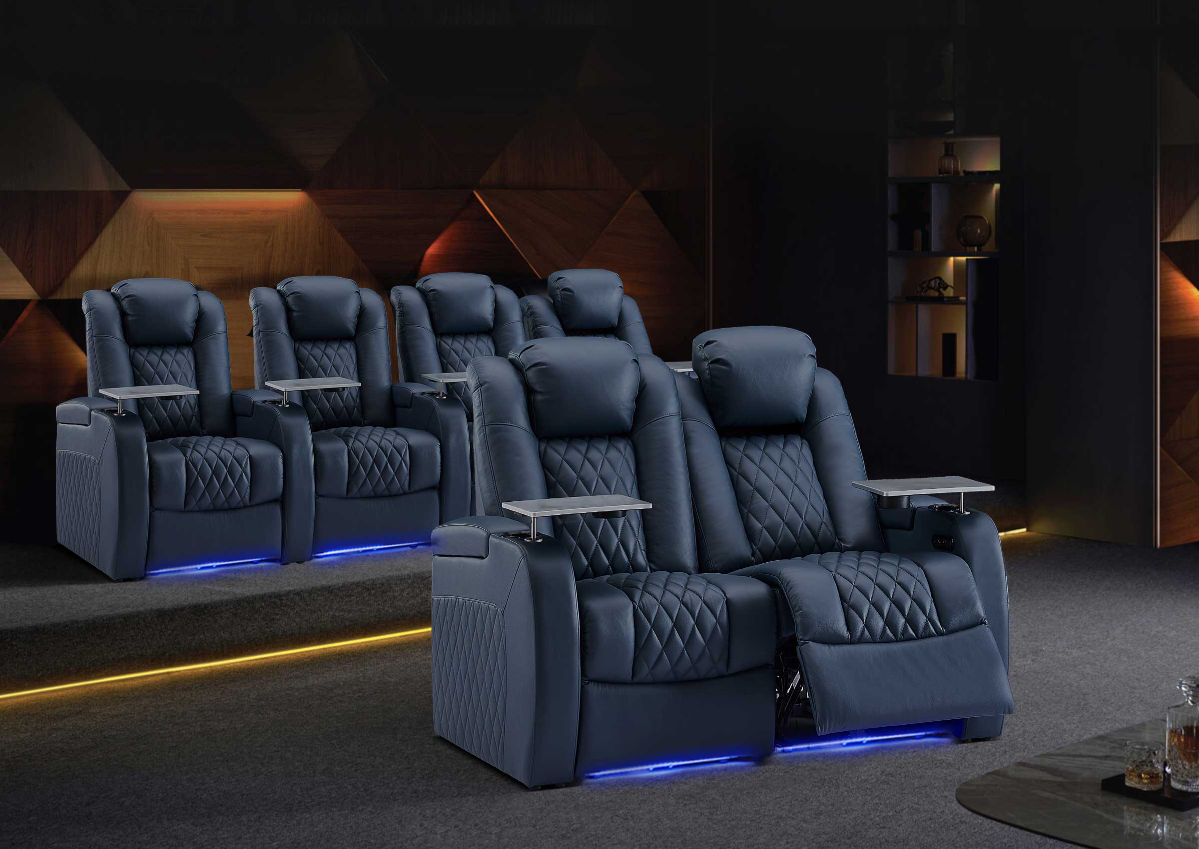 Luxury Series 5 seat Movie Theater Sofa