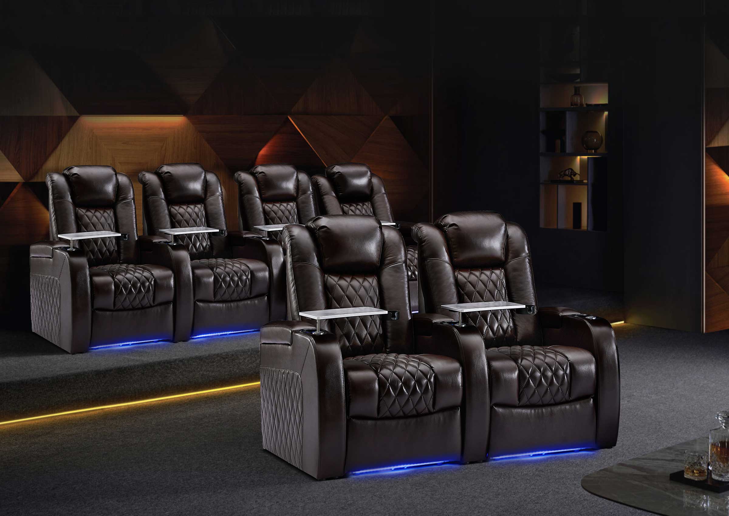 Luxury Series 5 seat Movie Theater Sofa