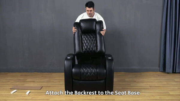 Attach the Backrest to the Seat Base