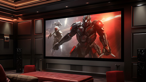 Comfortable seating for movie nights