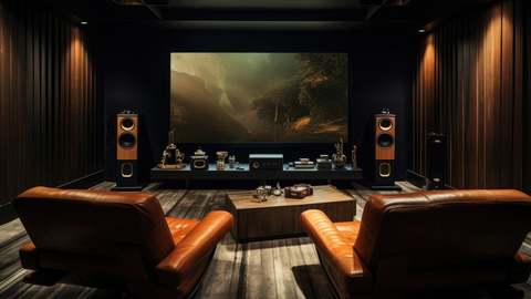 Comfortable seating for movie nights